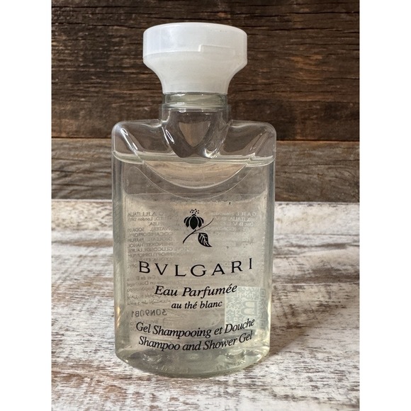 BVLGARI Thé Vert & Thé Blanc Shower Gel Duo 1.3oz | Luxury Gift Travel Set - Picture 4 of 5